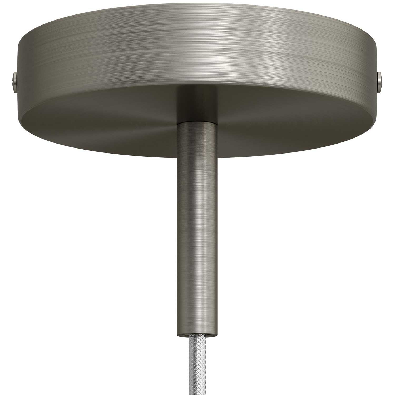 Classic Round Metal Ceiling Canopy Kit - With 2.75" Long Strain Relief