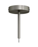 Classic Round Metal Ceiling Canopy Kit - With 5.9" Long Strain Relief