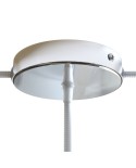 Classic 2 Side Hole Round Metal Ceiling Canopy Kit - Center hole & 2 side holes