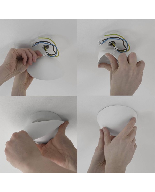 Cable Cup® Hide silicone ceiling rose kit