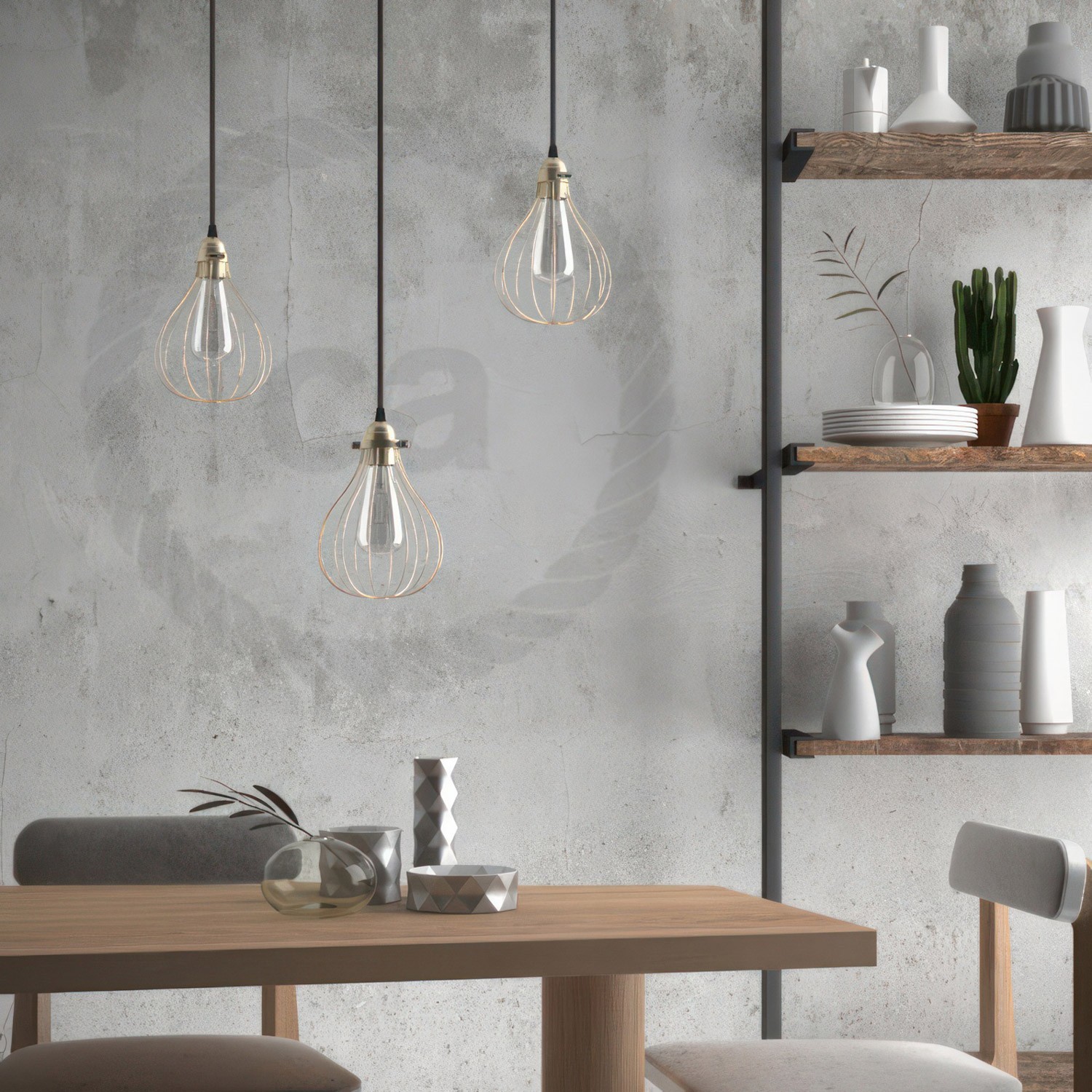 Drop Style Metal Pendant Shade | Modern Minimalist Design