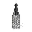 Magnum Bottle Mesh Cage Pendant Shade | Artisan Metalwork