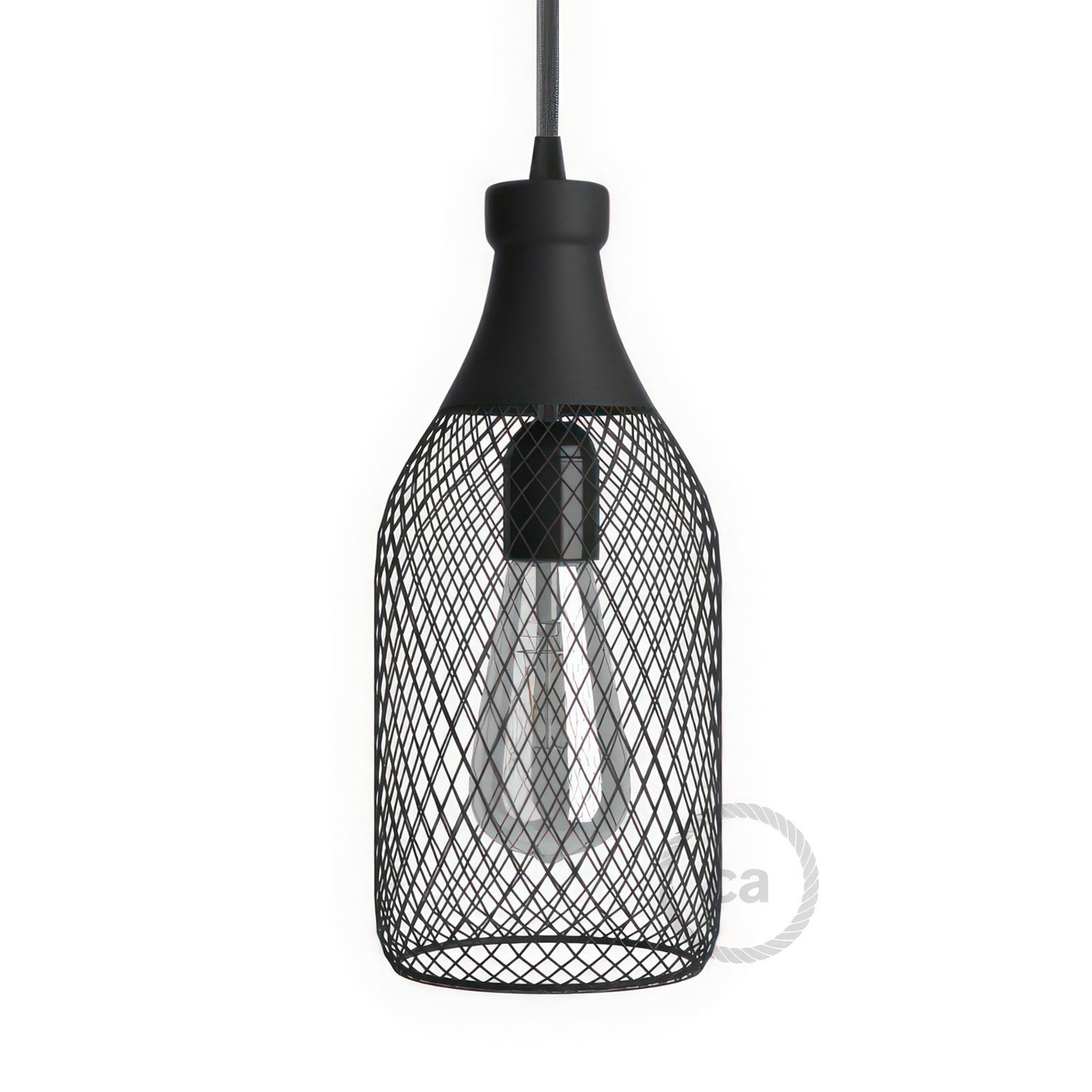 Jéroboam Bottle Mesh Cage Pendant Shade | Unique Design