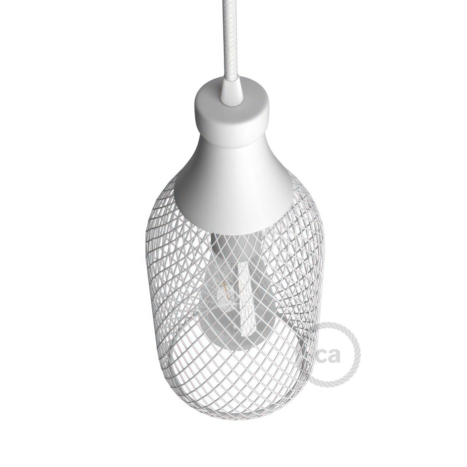 Jéroboam Bottle Mesh Cage Pendant Shade | Unique Design