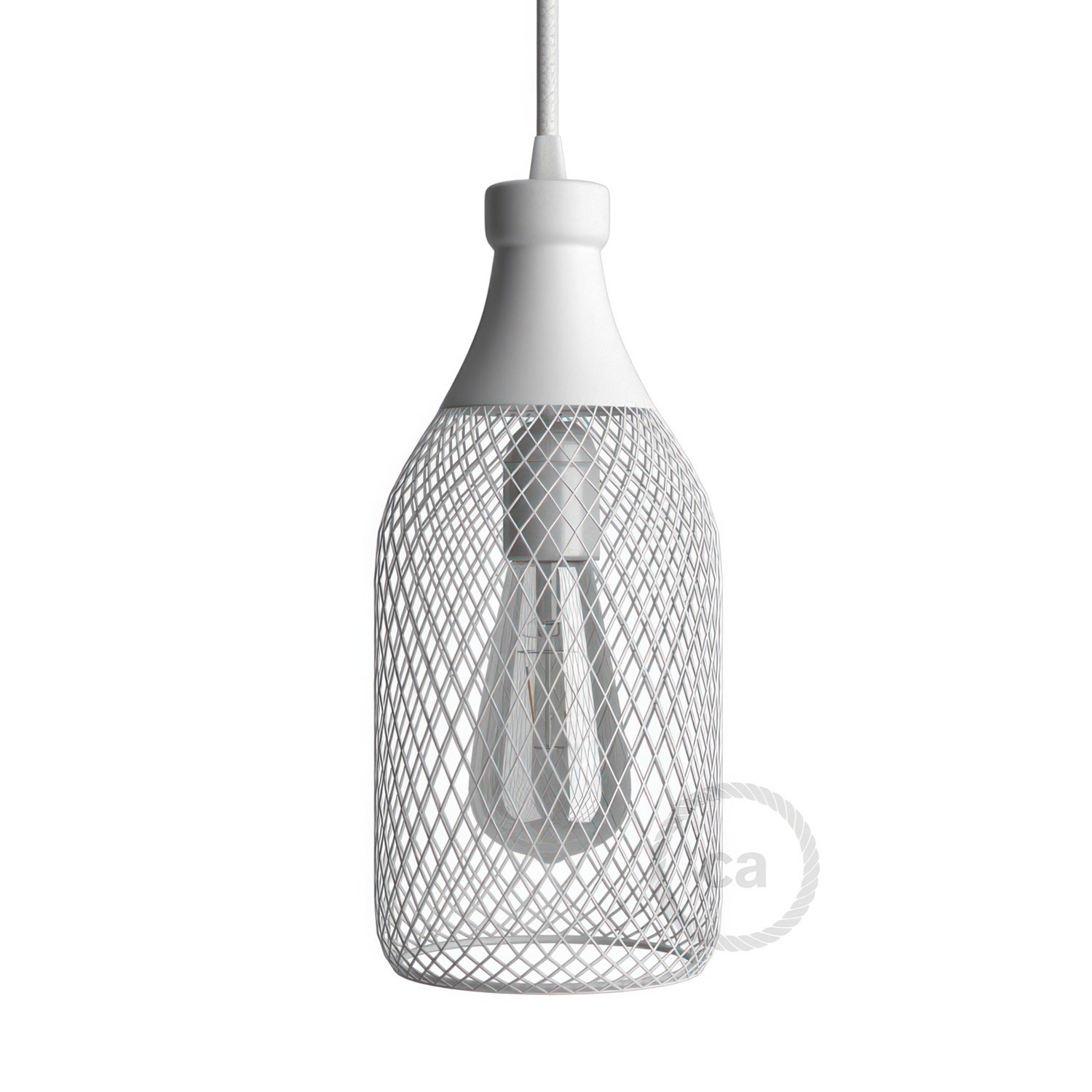 Jéroboam Bottle Mesh Cage Pendant Shade | Unique Design