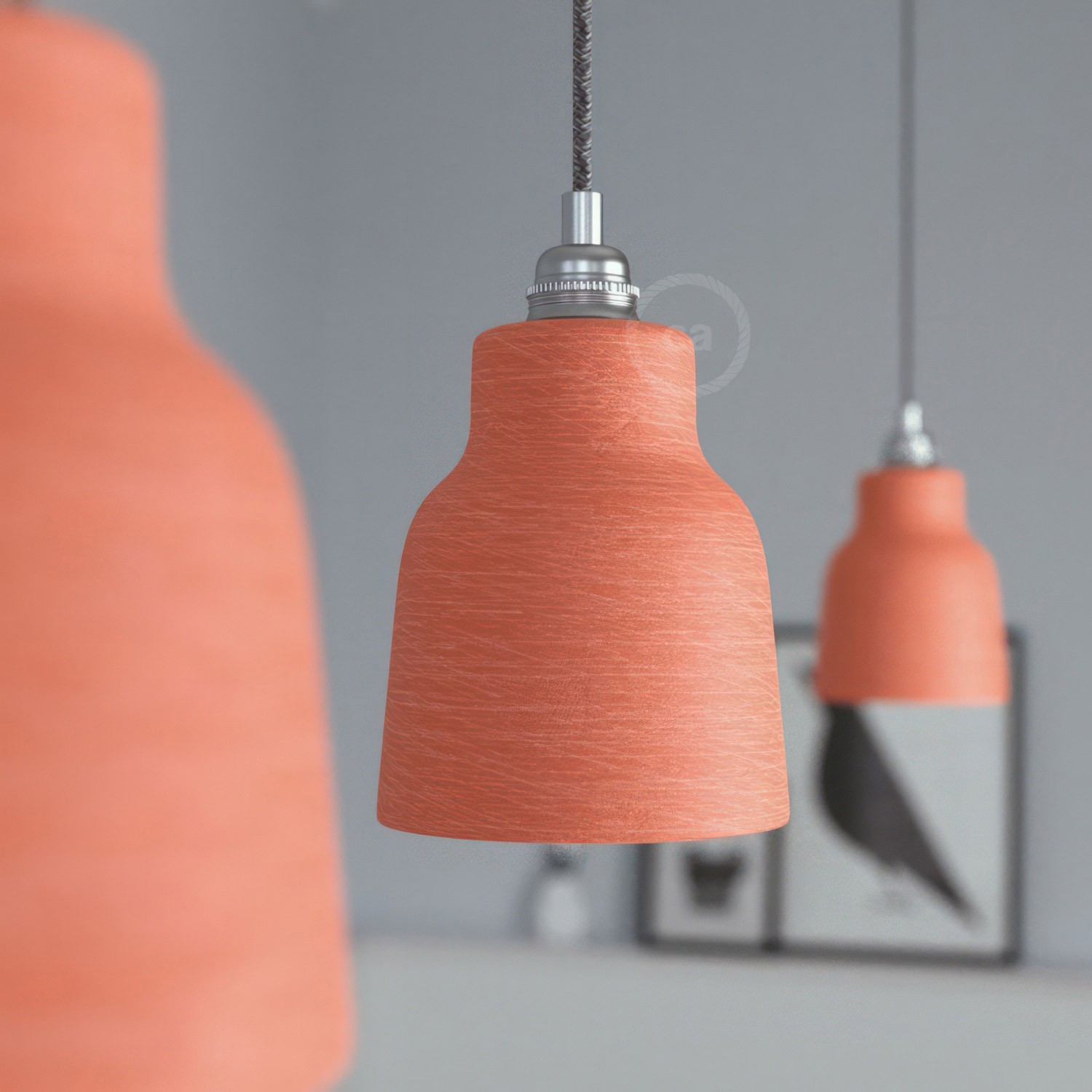 The Materia Collection | Short Pendant Lamp Shade | Artisan Design