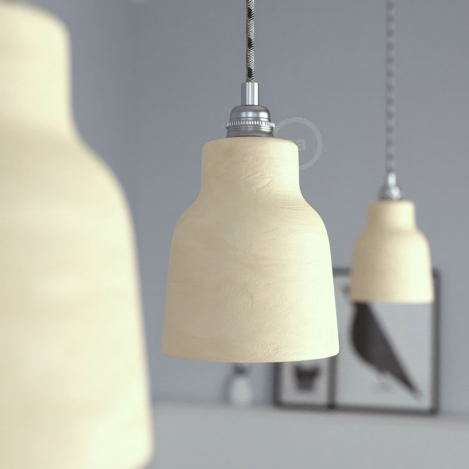 The Materia Collection | Short Pendant Lamp Shade | Artisan Design