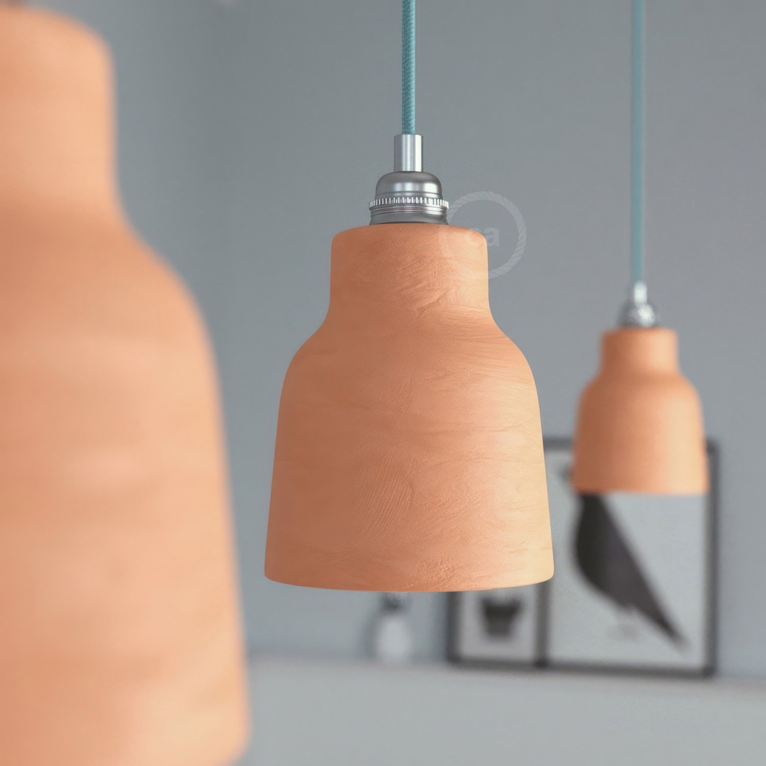 The Materia Collection | Short Pendant Lamp Shade | Artisan Design