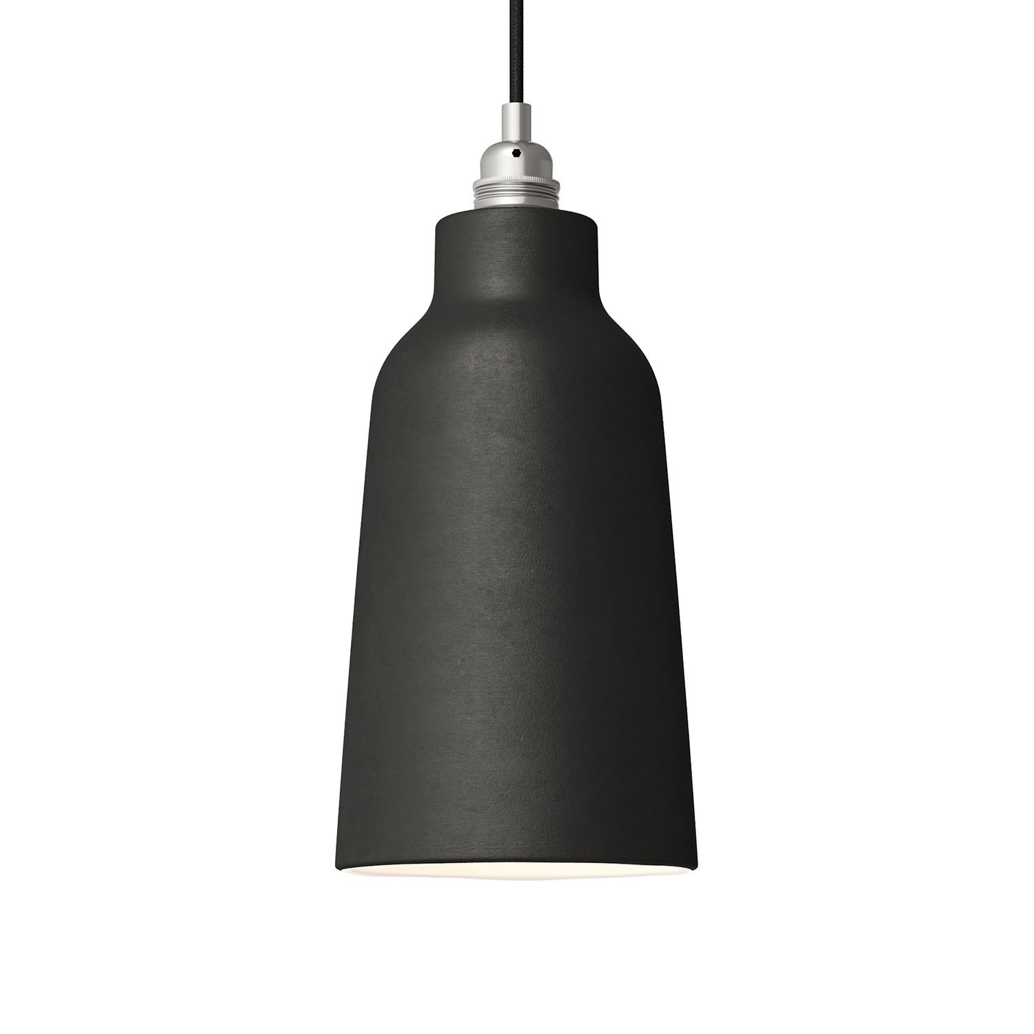 The Materia Collection | Tall Pendant Lamp Shade | Sleek Finish