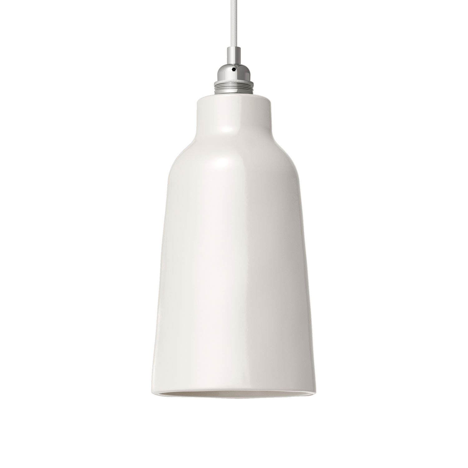 The Materia Collection | Tall Pendant Lamp Shade | Sleek Finish