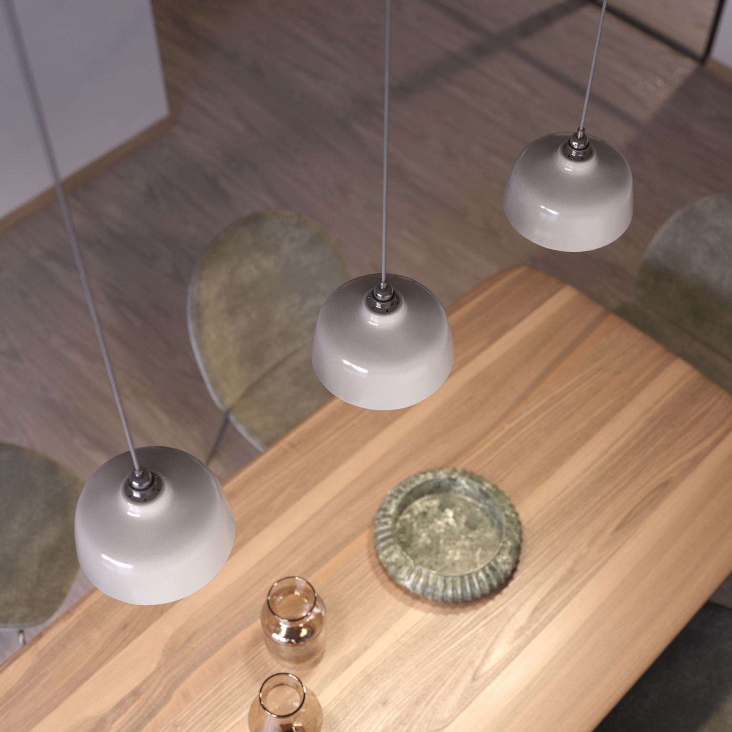 The Materia Collection | Bowl Pendant Lamp Shade | Designer Look