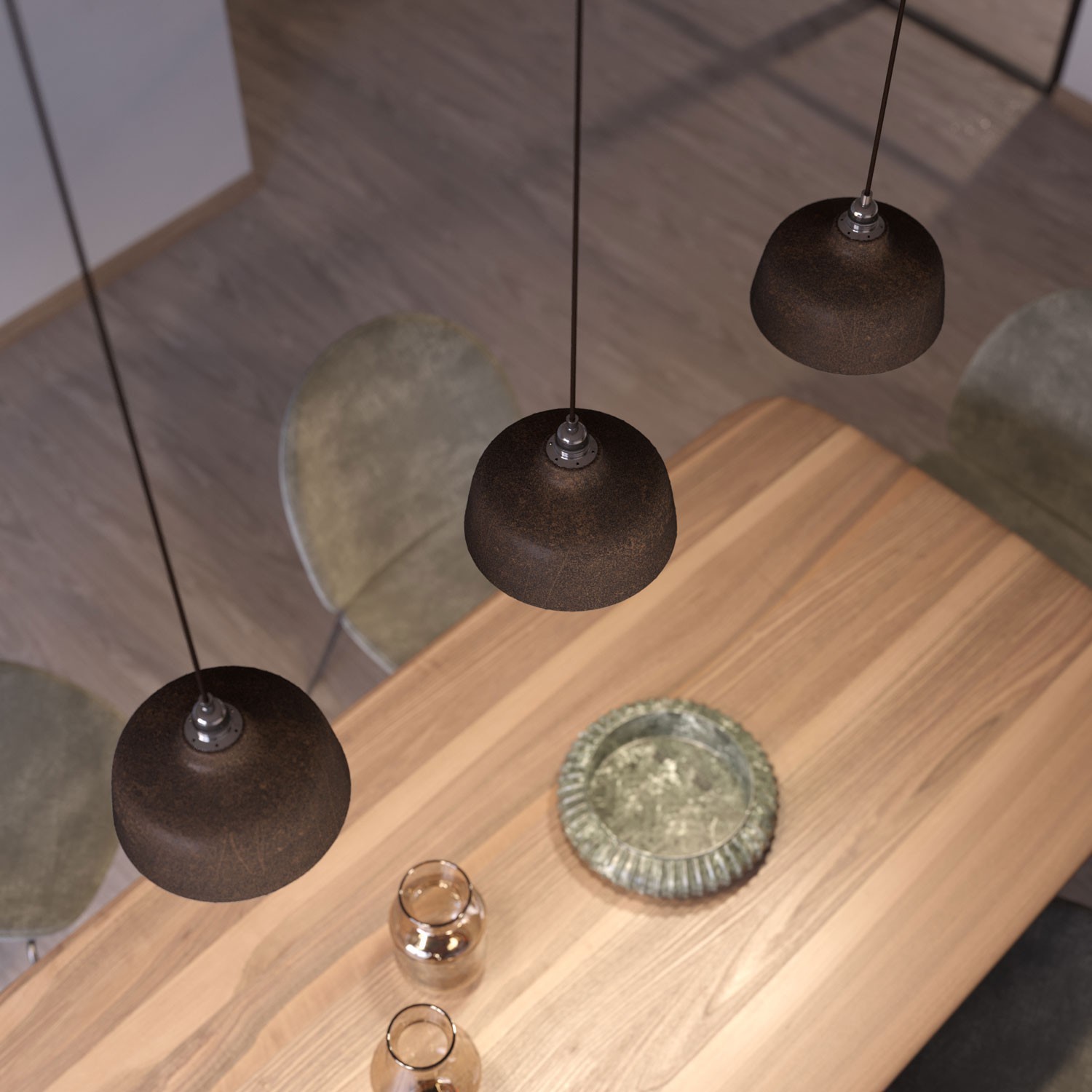 The Materia Collection | Bowl Pendant Lamp Shade | Designer Look