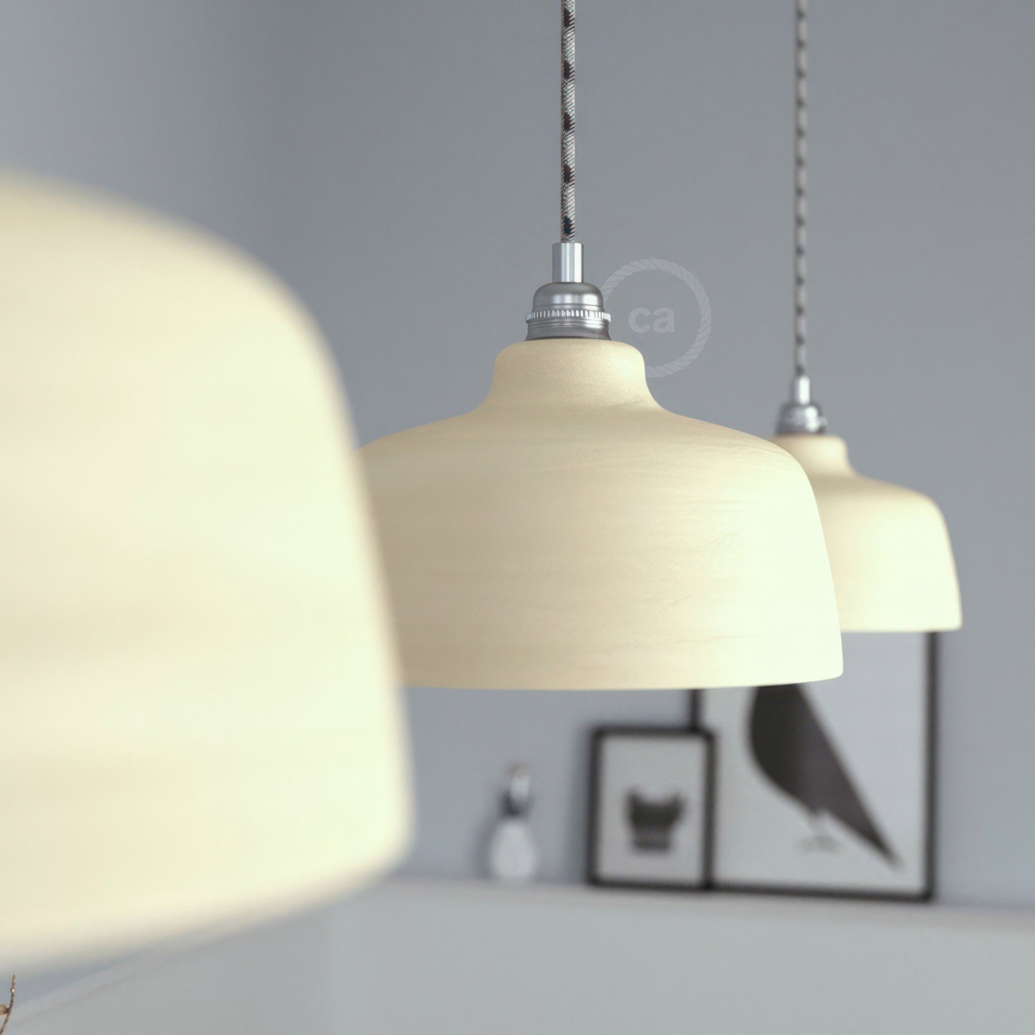 The Materia Collection | Bowl Pendant Lamp Shade | Designer Look