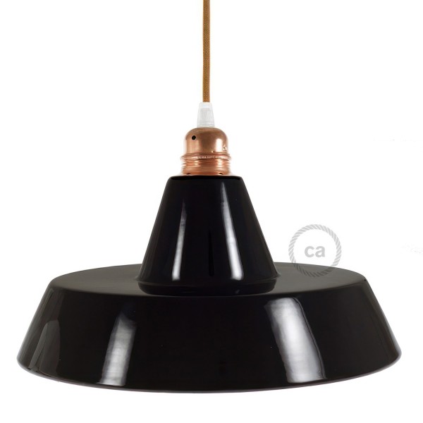 Industrial Ceramic Pendant Lamp Shade | Handmade in Italy