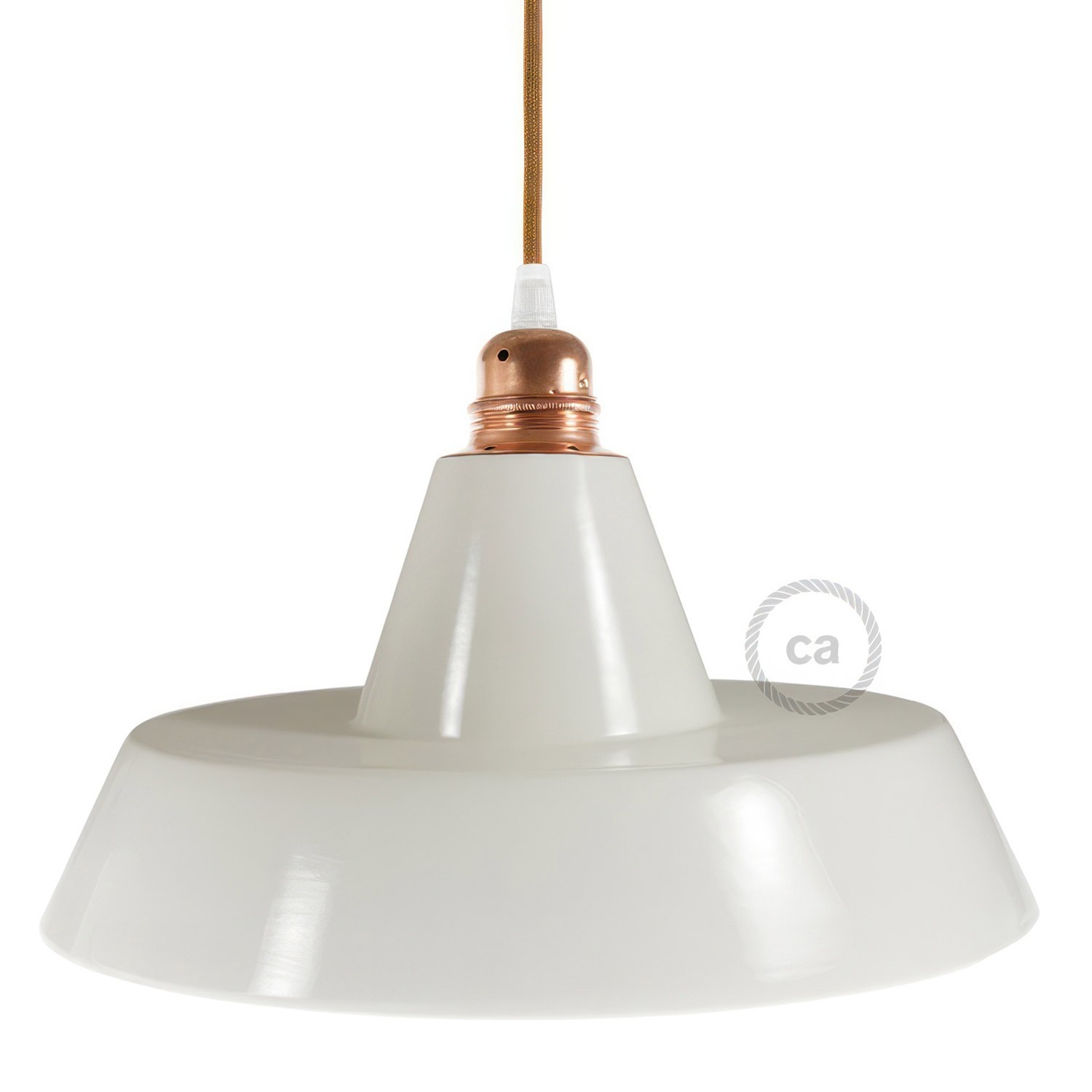 Industrial Ceramic Pendant Lamp Shade | Handmade in Italy