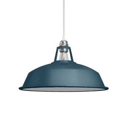 Harbour Metal Pendant Lamp Shade | Enamel Finish | 14.96 Inches