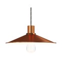 Swing Metal Lamp Shade with Polished Finish & E26 Socket