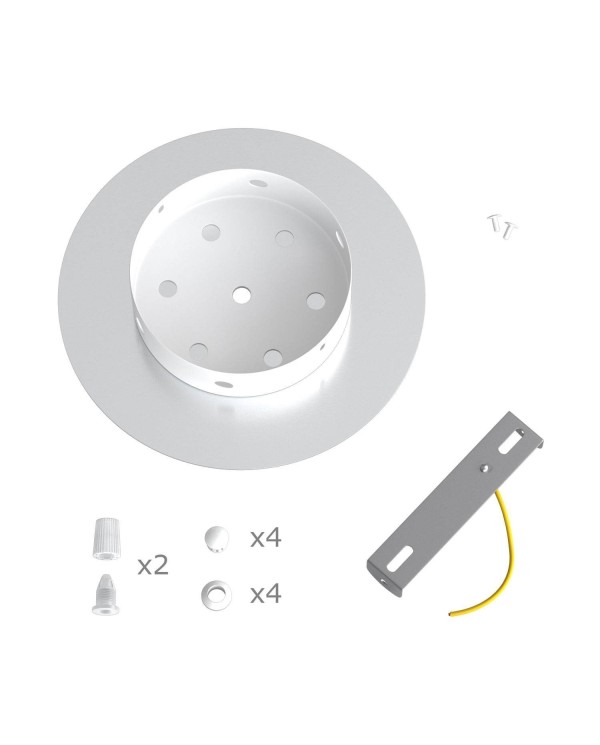 2 Holes - LARGE Round Ceiling Canopy Kit - Rose One System - PROMO