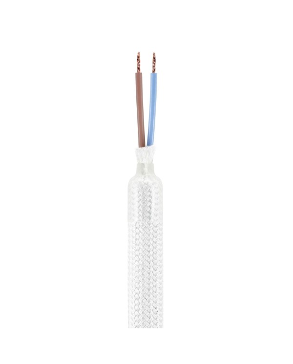 Kit Creative Flex flexible tube covered in White RM01 fabric with metal terminals