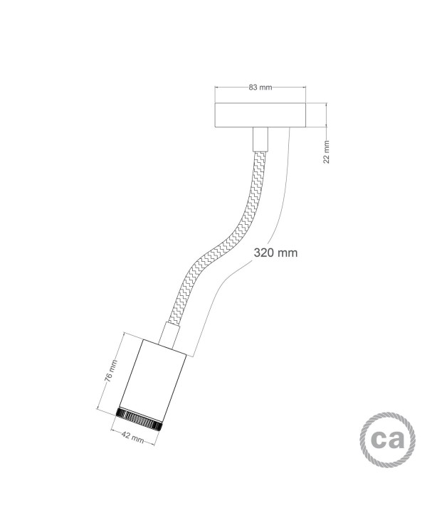 Wall and ceiling Mini SPOTLIGHT Lamp GU1d0 Flex 30