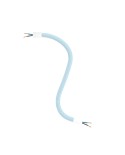 Kit Creative Flex flexible tube in baby blue RM76 textile lining with metal terminals