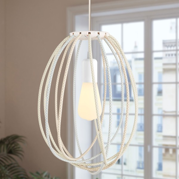 Multicolored Cablò Pendant Lamp Shade | 39.37 Inches | Eco-Friendly Lighting