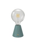 Portable and rechargeable Cabless01 LED lamp with G125 Globe light bulb