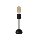 Portable and rechargeable Cabless02 Lamp with golden Edison light bulb