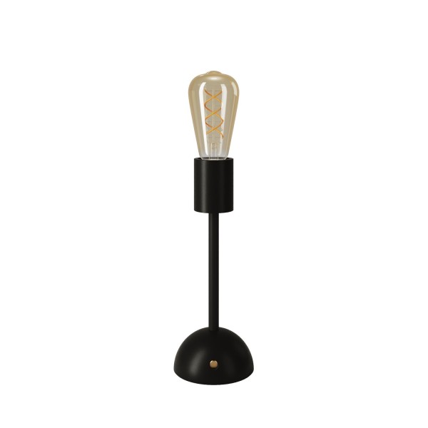 Portable and rechargeable Cabless02 Lamp with golden Edison light bulb