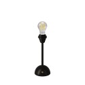 Portable and rechargeable Cabless12 Lamp with Drop light bulb suitable with lampshade