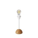 Portable and rechargeable Cabless12 Lamp with Drop light bulb suitable with lampshade