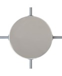 Classic Round Metal Ceiling Canopy Kit - Blank with 4 side holes