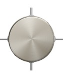 Classic Round Metal Ceiling Canopy Kit - Blank with 4 side holes