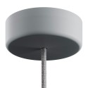 EIVA Cylindrical ceiling canopy kit suitable for wet locations - in soft touch silicone