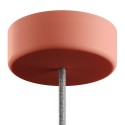 EIVA Cylindrical ceiling canopy kit suitable for wet locations - in soft touch silicone