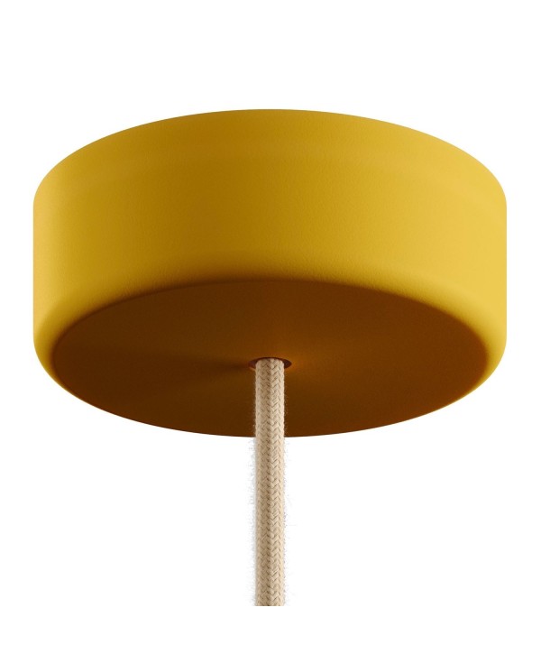 EIVA Cylindrical ceiling canopy kit suitable for wet locations - in soft touch silicone