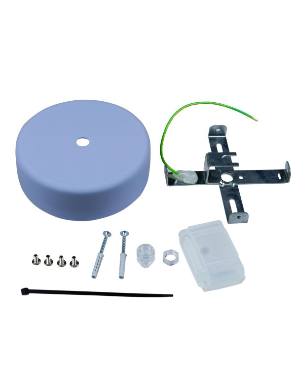 EIVA Cylindrical ceiling canopy kit suitable for wet locations - in soft touch silicone