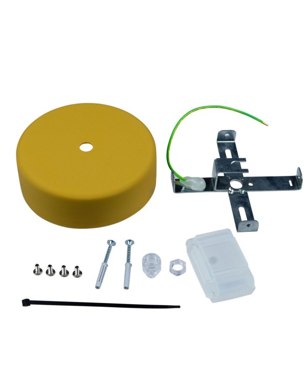 EIVA Cylindrical ceiling canopy kit suitable for wet locations - in soft touch silicone