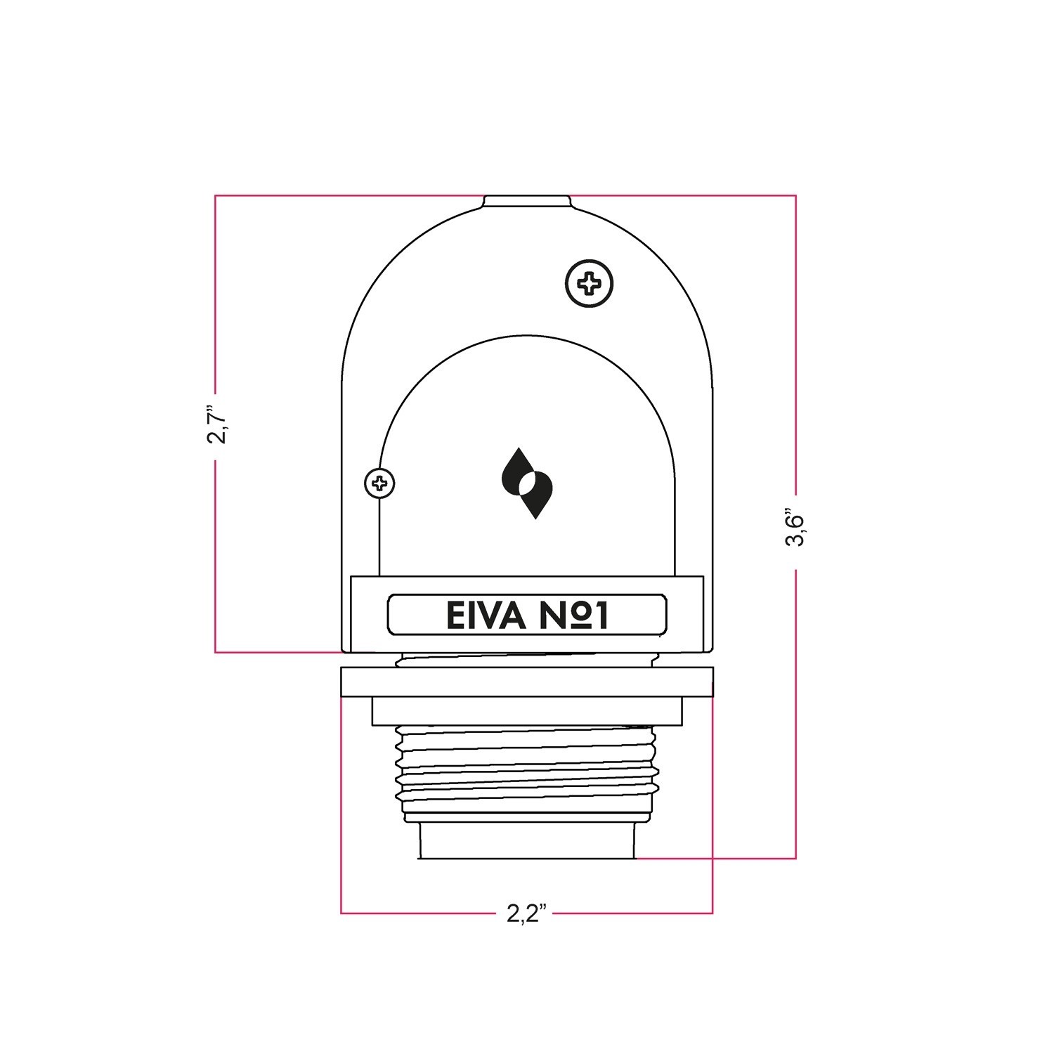 EIVA, the E26 socket suitable for wet locations