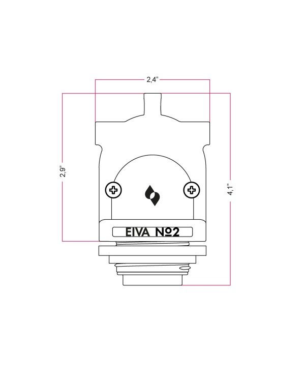 EIVA-2, 2-way socket E26 suitable for wet locations