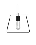 Pendant lamp with textile cable, Duedì Base lampshade and metal details