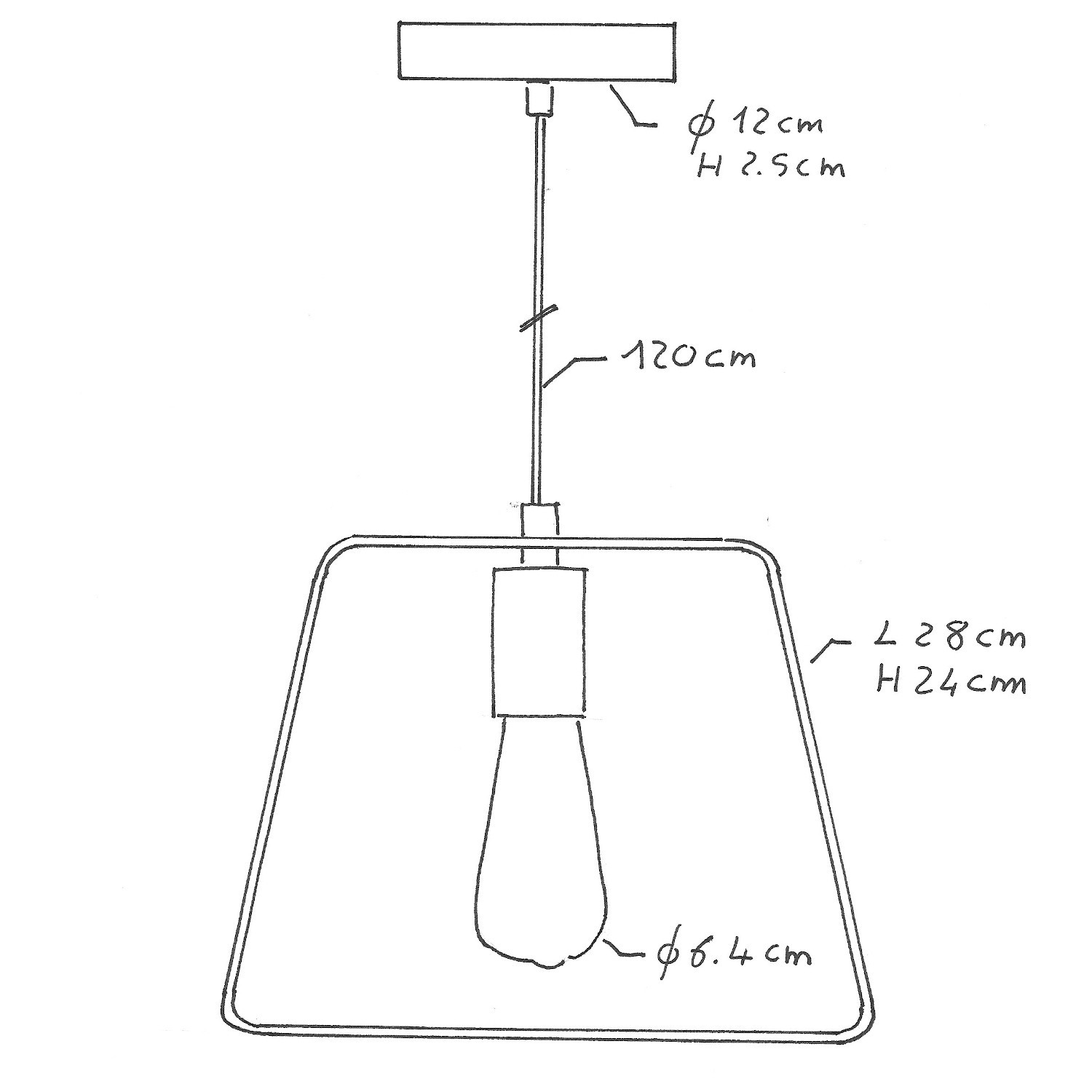 Pendant lamp with textile cable, Duedì Base lampshade and metal details