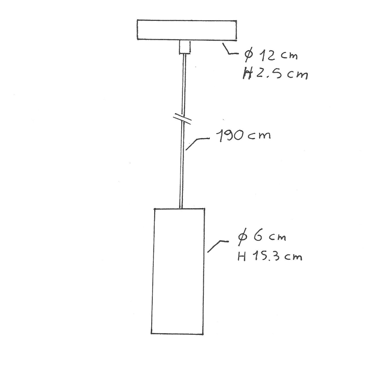 Pendant lamp with textile cable, Tub-E12 lampshade and metal details