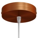 Classic 1-hole Round Metal Ceiling Canopy Kit