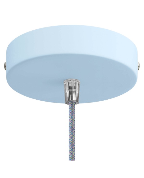 Classic 1-hole Round Metal Ceiling Canopy Kit