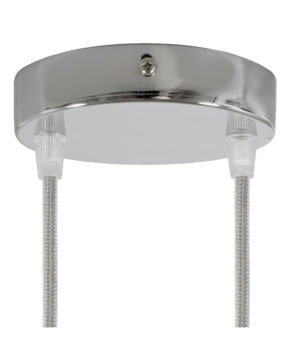 Classic 2-hole Round Metal Ceiling Canopy Kit