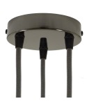 Classic 3-hole Round Metal Ceiling Canopy Kit