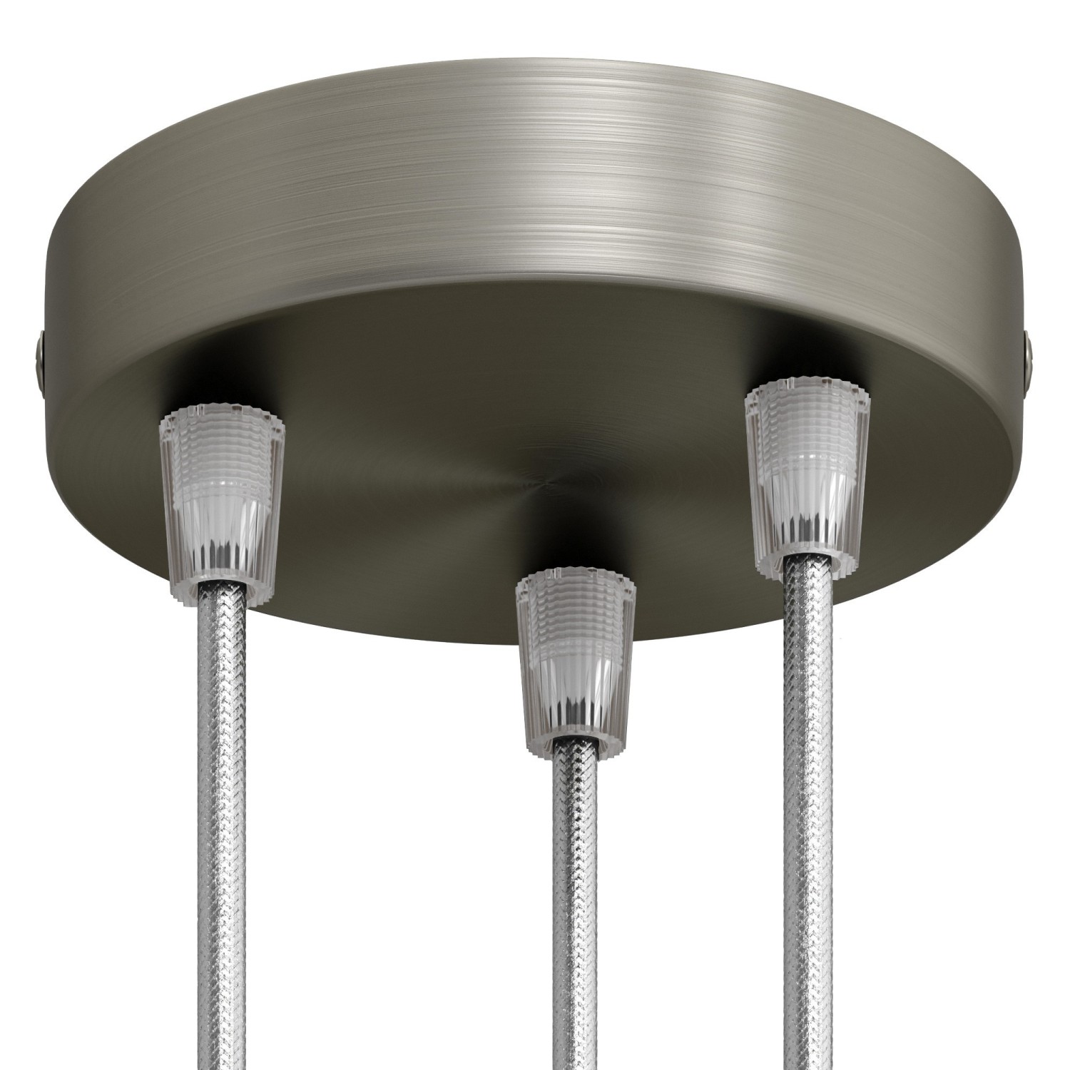 Classic 3-hole Round Metal Ceiling Canopy Kit