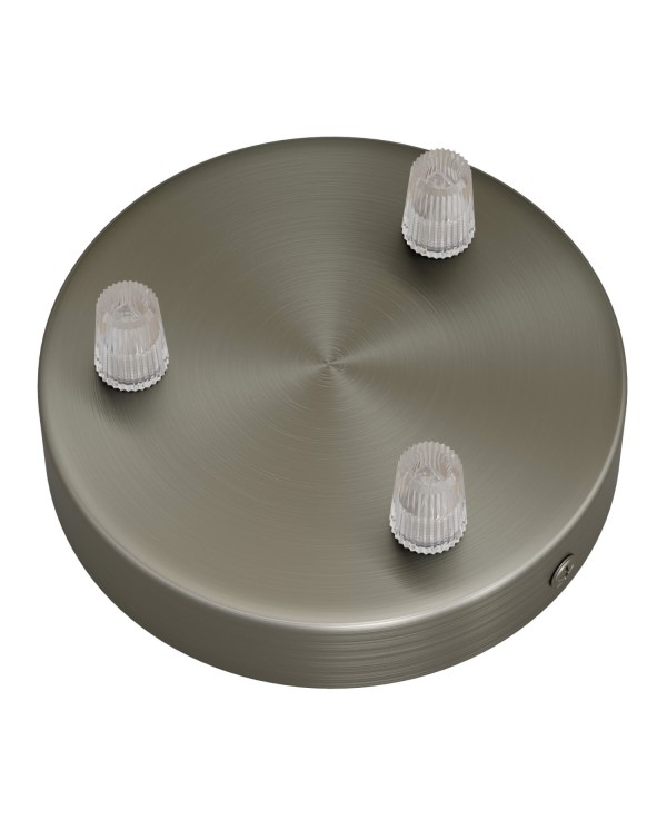 Classic 3-hole Round Metal Ceiling Canopy Kit