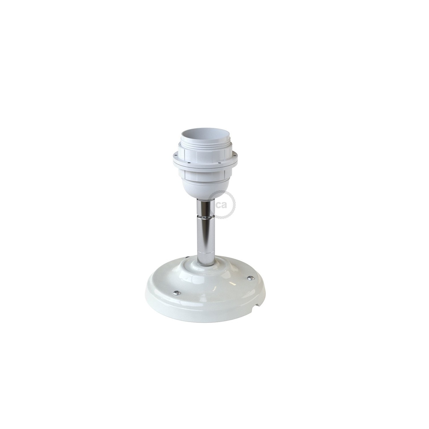 Fermaluce 90° Classic with E26 threaded socket, the adjustable porcelain light source